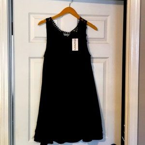 Size small black dress with tags.